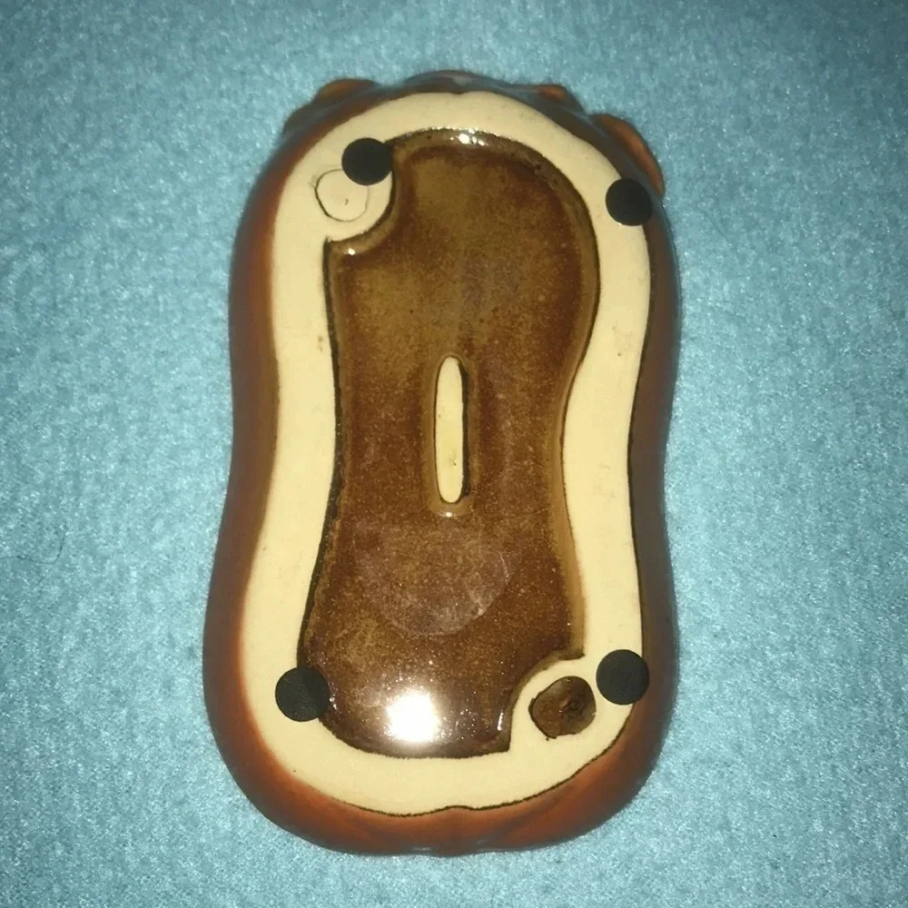 AUTUMN pumpkin soap or trinket dish 5 X 3 inches